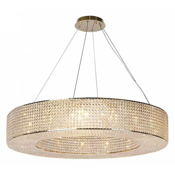 Подвесная люстра Newport 10190 10199/C gold Цвет арматуры золото Цвет плафонов прозрачный от ImperiumLoft