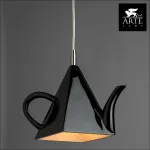 Подвесной светильник Arte Lamp Cafeteria A6604SP-1BK Цвет арматуры хром Цвет плафонов черный от ImperiumLoft
