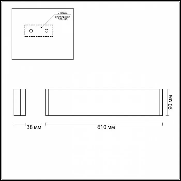 Накладной светильник Odeon Light Framant 4295/20WL от ImperiumLoft
