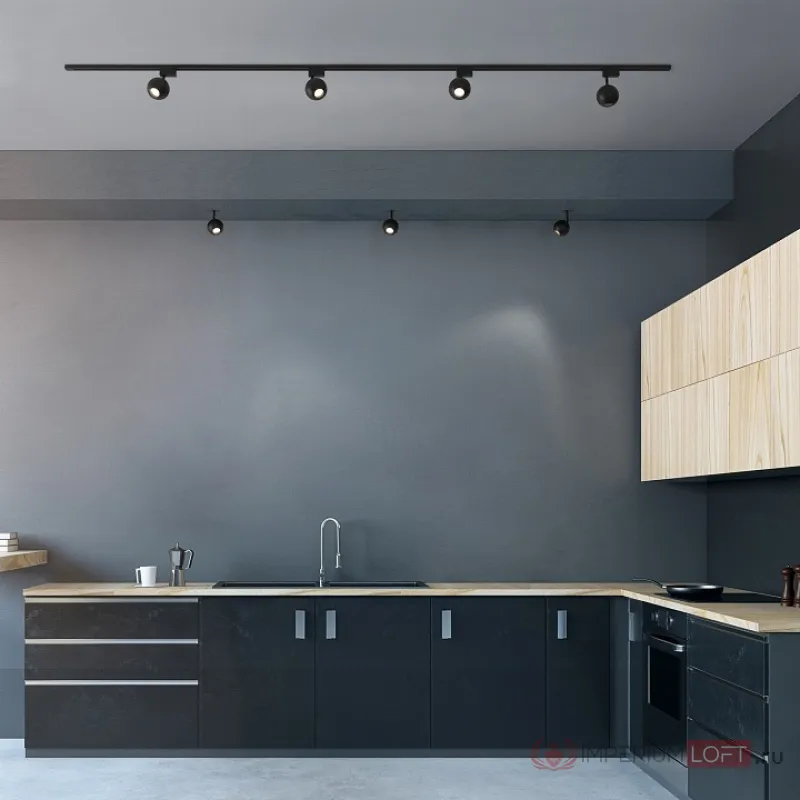 Светильник на штанге Elektrostandard LTB76 a053741 Цвет плафонов черный от ImperiumLoft