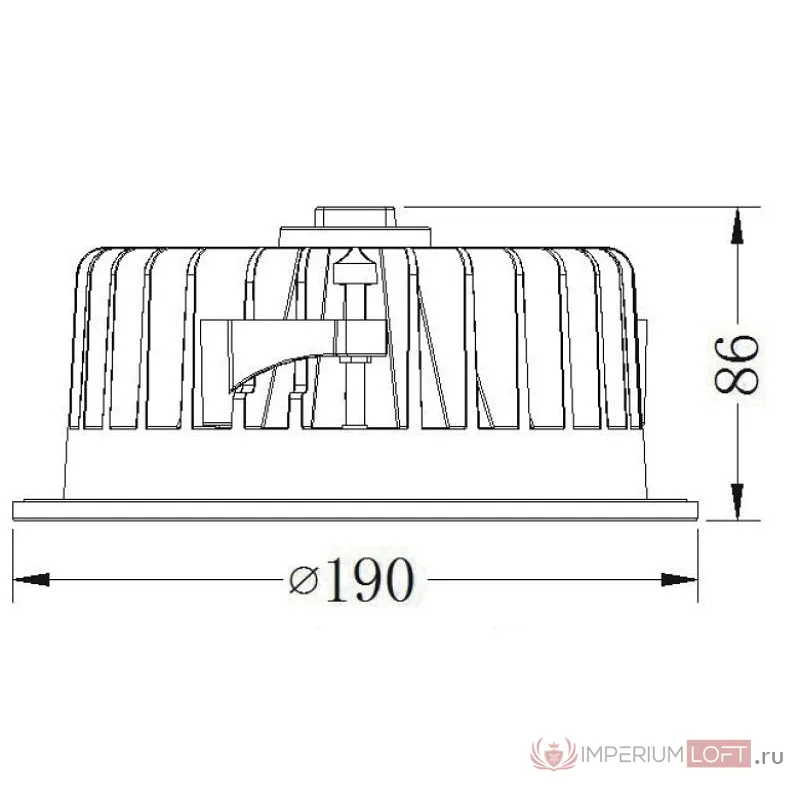 Встраиваемый светильник Deko-Light 565183 Цвет арматуры белый от ImperiumLoft