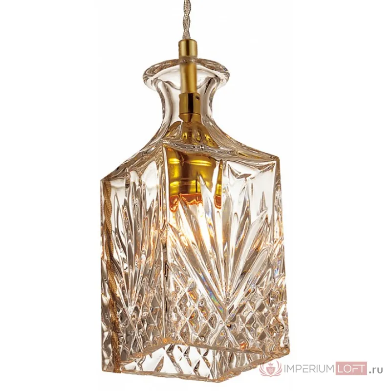 Подвесной светильник Favourite Bottle 1856-1P Цвет плафонов кремовый Цвет арматуры золото от ImperiumLoft