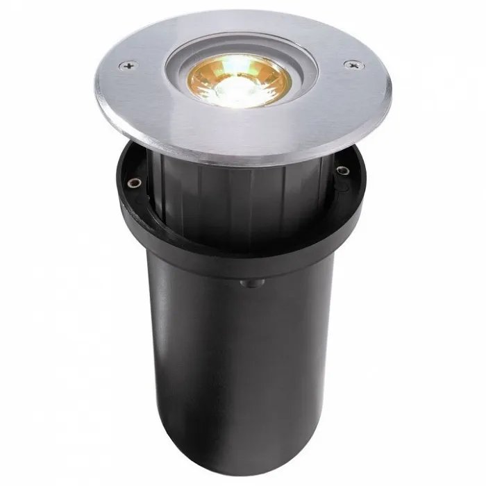 Встраиваемый в дорогу светильник Deko-Light Quick Round 730239 Цвет арматуры серебро Цвет плафонов прозрачный от ImperiumLoft
