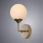 Бра Arte Lamp Marco A2703AP-1SG Цвет плафонов белый Цвет арматуры золото