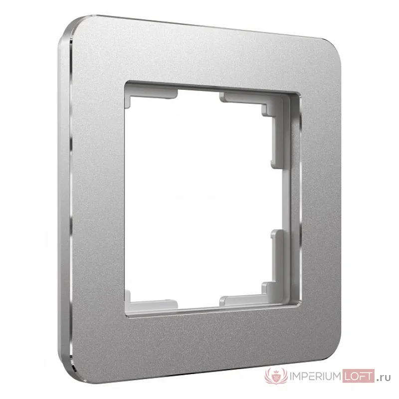 Рамка на 1 пост Werkel Platinum алюминий W0012606 от ImperiumLoft