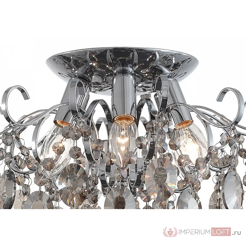Потолочная люстра ST-Luce Orecchini SL846.102.06 Цвет арматуры хром Цвет плафонов черный от ImperiumLoft