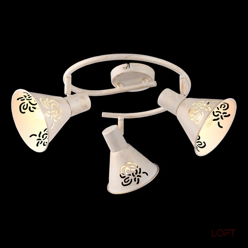 Спот Arte Lamp Cono A5218PL-3WG Цвет арматуры золото Цвет плафонов золото