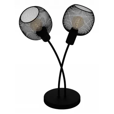 Настольная лампа декоративная Eglo Wrington 1 43376 Цвет плафонов черный Цвет арматуры черный