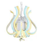 Подвесная люстра Ambrella Double 1 FL112 Цвет арматуры белый Цвет плафонов белый от ImperiumLoft
