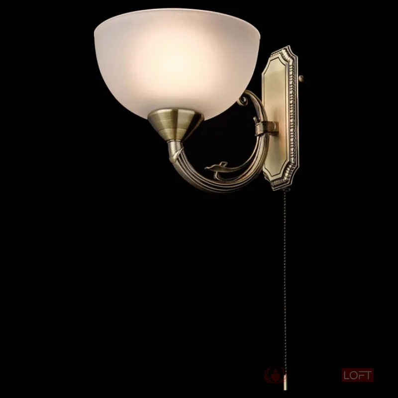 Бра MW-Light Олимп 2 318020801 Цвет арматуры латунь Цвет плафонов белый от ImperiumLoft