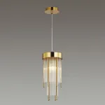 Подвесной светильник Odeon Light York 4788/1 Цвет плафонов прозрачный Цвет арматуры золото от ImperiumLoft