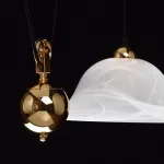 Подвесной светильник MW-Light Ника 327010702 Цвет арматуры золото Цвет плафонов белый от ImperiumLoft
