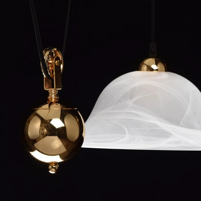 Подвесной светильник MW-Light Ника 327010702 Цвет арматуры золото Цвет плафонов белый от ImperiumLoft