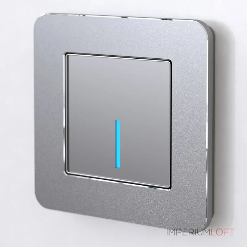 Рамка на 1 пост Werkel Platinum алюминий W0012606