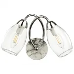Бра Lumion Romeo 4561/2W Цвет арматуры хром Цвет плафонов прозрачный от ImperiumLoft