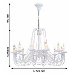 Подвесная люстра F-promo Chateau 2164-12P от ImperiumLoft