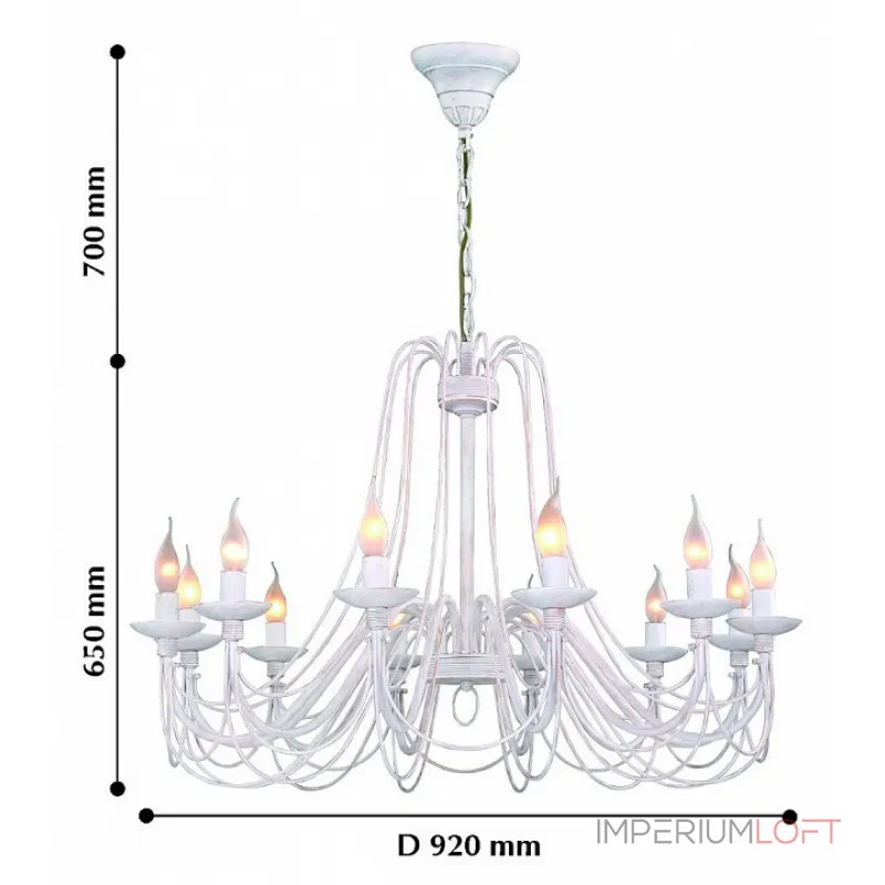 Подвесная люстра F-promo Chateau 2164-12P Подвесная люстра F-promo Chateau 2164-12P