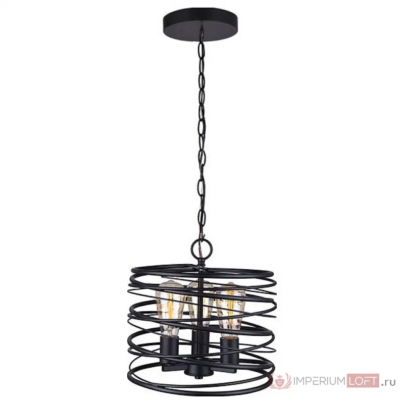 Подвесной светильник TopLight Carol TL1187H-03BK Цвет арматуры черный Цвет плафонов черный от ImperiumLoft