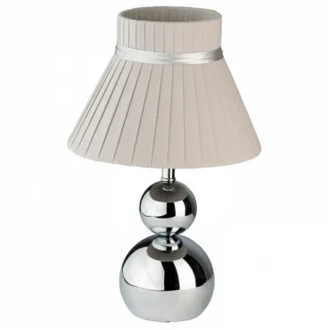 Настольная лампа декоративная MW-Light Тина 1 610030101 Цвет арматуры хром Цвет плафонов серый