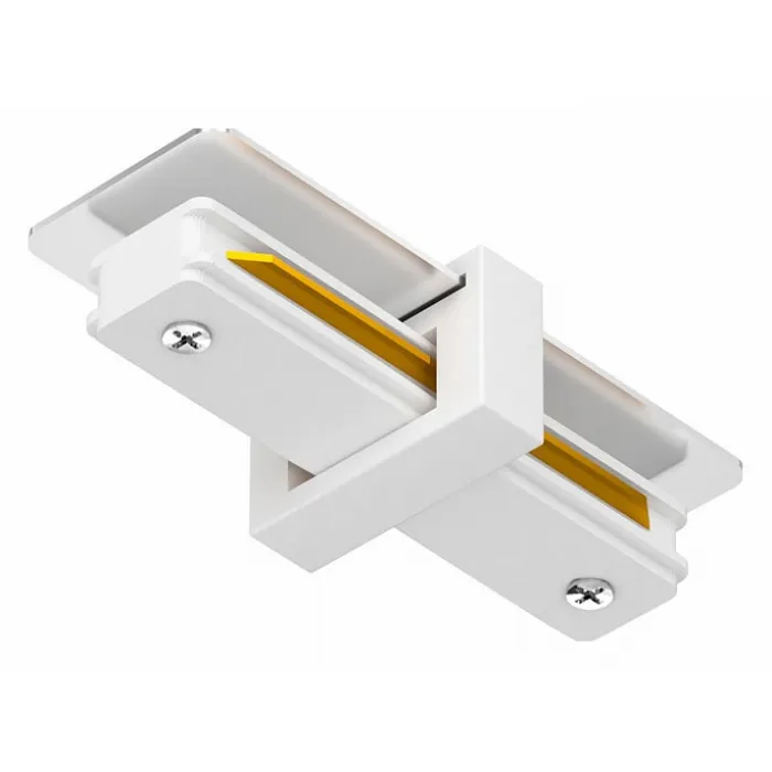Соединитель с токопроводом линейный для треков Arte Lamp Track Accessories A130033 Цвет арматуры белый Цвет плафонов белый от ImperiumLoft