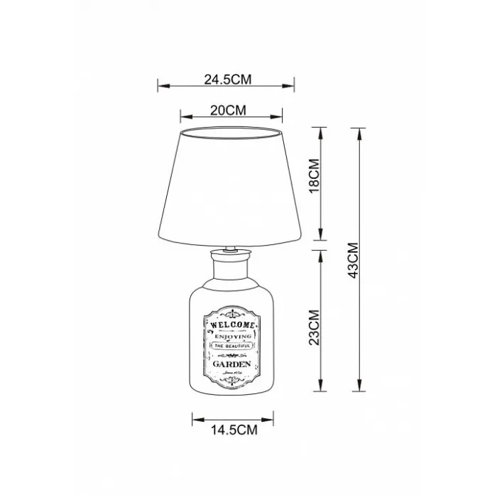 Настольная лампа декоративная Arte Lamp Isola A4272LT-1GY Цвет плафонов кремовый Цвет арматуры коричневый от ImperiumLoft