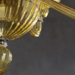 Подвесная люстра Divinare Bilancia 1154/02 LM-8 Цвет арматуры Янтарный Цвет плафонов золото от ImperiumLoft