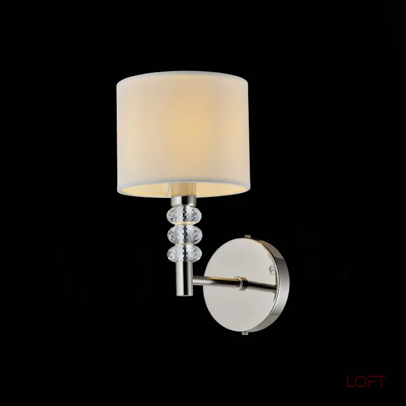 Бра ST-Luce Enita SL1751.101.01 Цвет арматуры никель Цвет плафонов белый