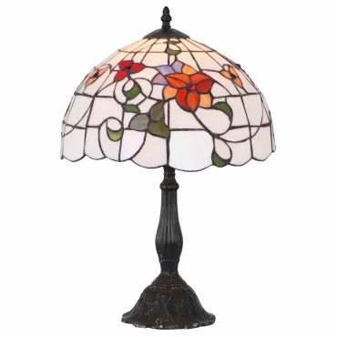 Настольная лампа декоративная Arte Lamp Lily A1230LT-1BG Цвет арматуры медь Цвет плафонов разноцветный