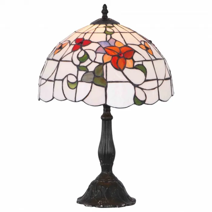 Настольная лампа декоративная Arte Lamp Lily A1230LT-1BG Цвет арматуры медь Цвет плафонов разноцветный от ImperiumLoft