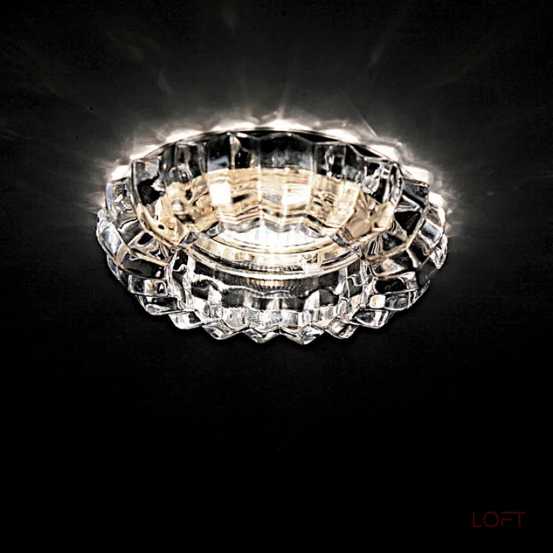 Встраиваемый светильник Lightstar Solo Ray 002120 Цвет арматуры хром Цвет плафонов прозрачный