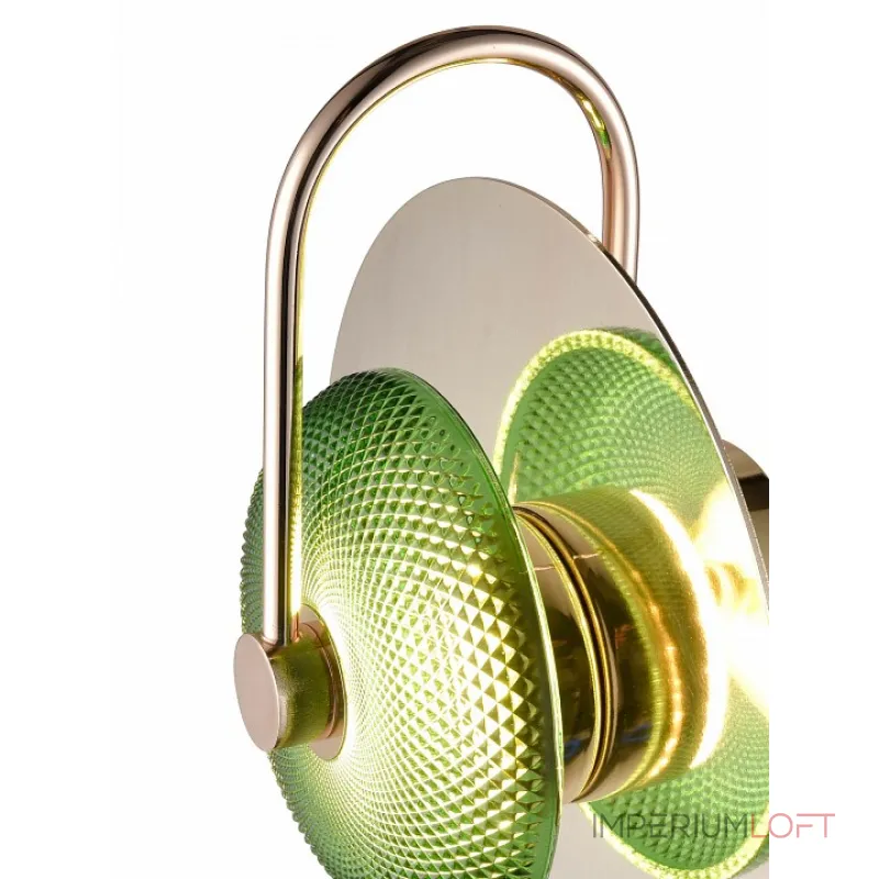 Бра Vele Luce Rainbow VL5744W11 Цвет арматуры Желтый Цвет плафонов Зеленый