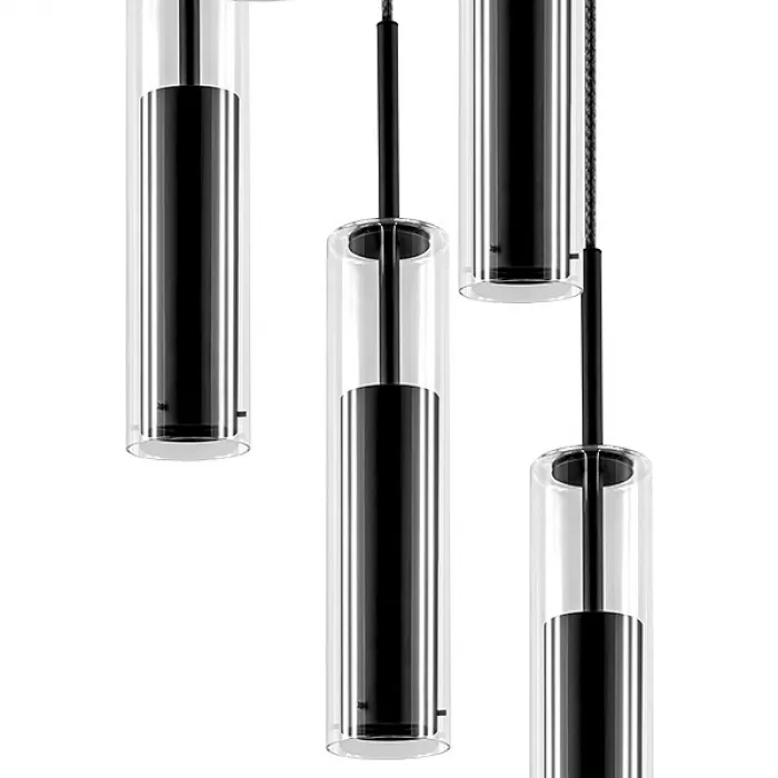 Подвесной светильник Lightstar Cilino 756057 Цвет плафонов черный Цвет арматуры черный от ImperiumLoft