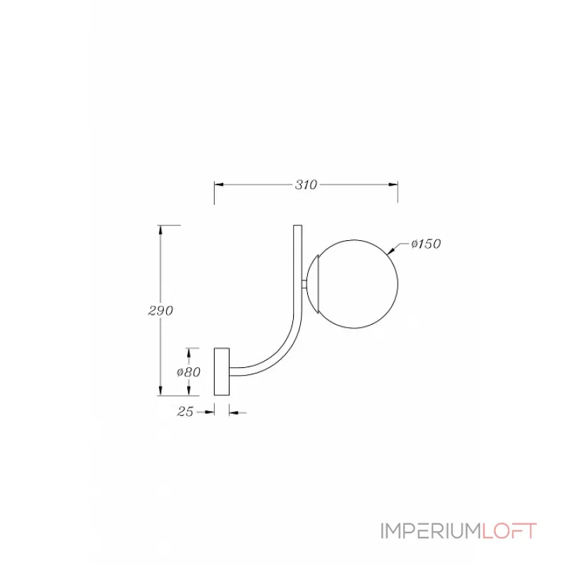 Бра Maytoni Rendez-vous MOD109WL-01BS