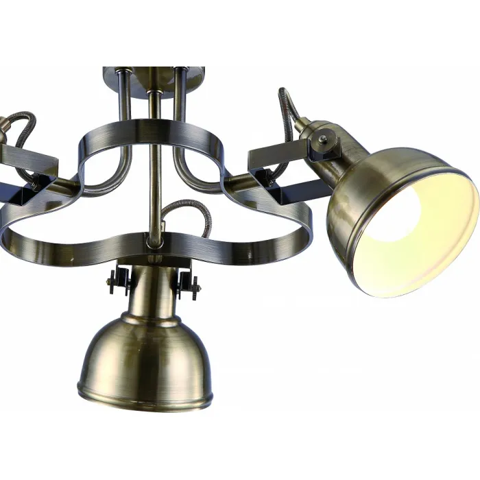 Люстра на штанге Arte Lamp Martin A5216PL-3AB Цвет арматуры бронза Цвет плафонов бронза от ImperiumLoft
