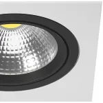 Встраиваемый светильник Lightstar Intero 111 i836070607 Цвет арматуры черно-белый от ImperiumLoft
