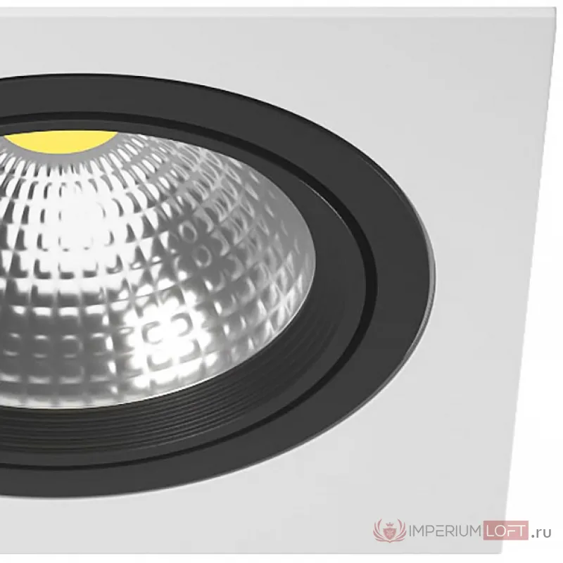 Встраиваемый светильник Lightstar Intero 111 i836070607 Цвет арматуры черно-белый от ImperiumLoft