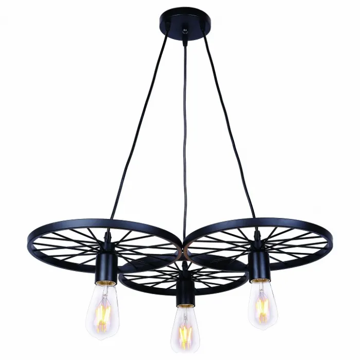 Подвесная люстра TopLight Vanessa TL1201H-03BK Цвет арматуры черный от ImperiumLoft