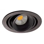Встраиваемый светильник Donolux DL18615 DL18615/01WW-R Shiny black/Black от ImperiumLoft