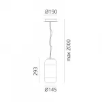 Подвесной светильник Artemide Gople 1406040A от ImperiumLoft