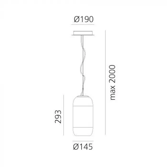 Подвесной светильник Artemide Gople 1406040A от ImperiumLoft