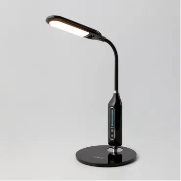 Настольная лампа офисная Eurosvet Soft 80503/1 черный 8W Цвет арматуры черный Цвет плафонов черный