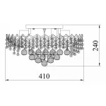 Потолочная люстра Maytoni DIA120-06-G