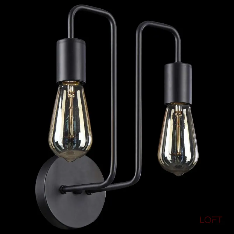 Бра Maytoni Gilbert T532WL-02B Цвет арматуры черный