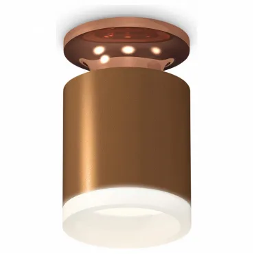 Накладной светильник Ambrella Techno Spot 220 XS6304152 Цвет арматуры бронза Цвет плафонов коричневый