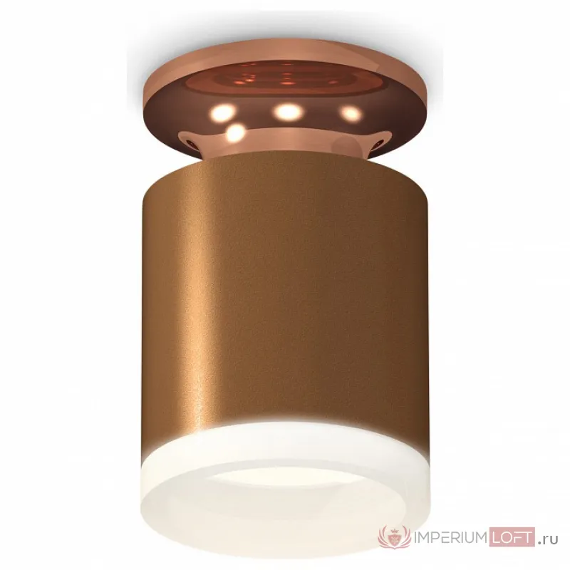 Накладной светильник Ambrella Techno Spot 220 XS6304152 Цвет арматуры бронза Цвет плафонов коричневый от ImperiumLoft