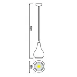 Подвесной светильник Horoz Electric Avensis HRZ00000801 