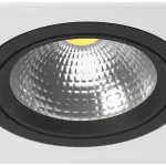 Встраиваемый светильник Lightstar Intero 111 i836070607 Цвет арматуры черно-белый от ImperiumLoft