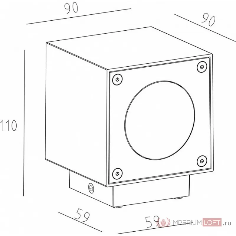Накладной светильник Deko-Light Cubodo A 730329 Цвет арматуры коричневый Цвет плафонов коричневый от ImperiumLoft