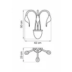 Бра Lightstar Cigno Collo 751634 Цвет арматуры хром от ImperiumLoft