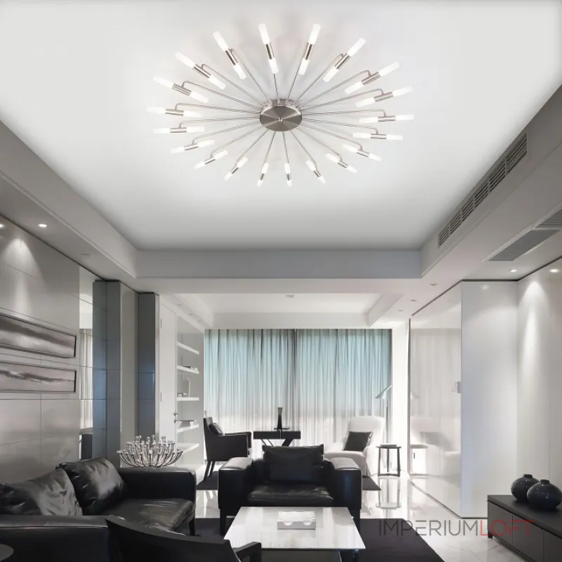 Потолочная люстра Bogate's Bastone 553 Цвет арматуры никель Цвет плафонов белый